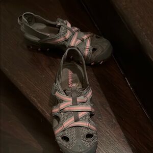 Skechers Women's Sandals - Gray and Pink